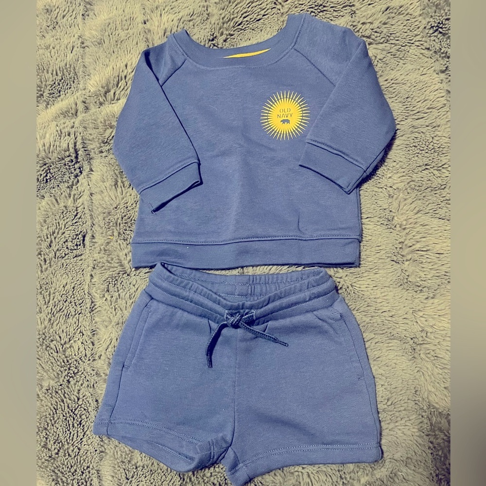 Baby Sweatsuit Short Set